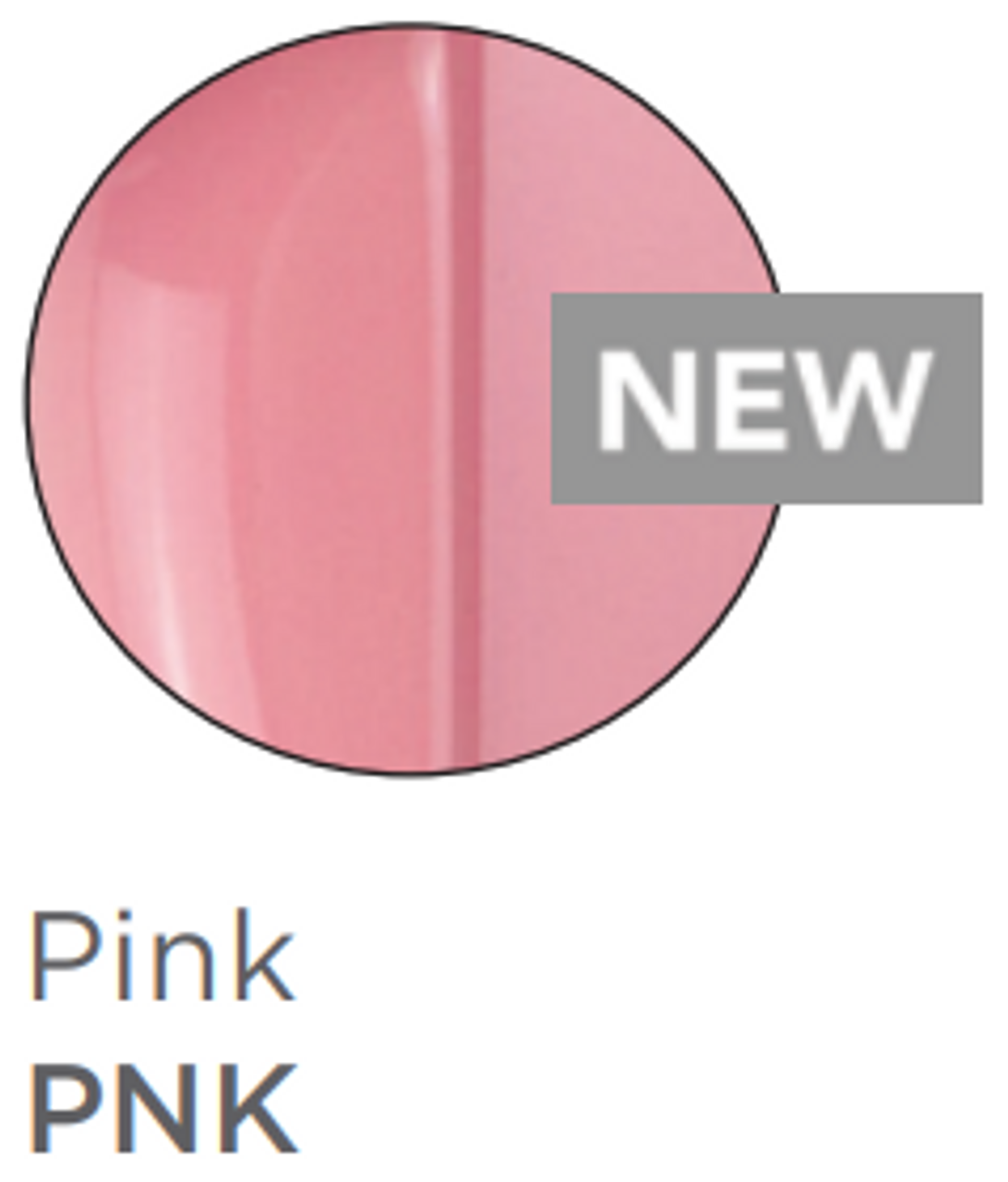 Pink circular shower arm with lever diverter in polished finish.