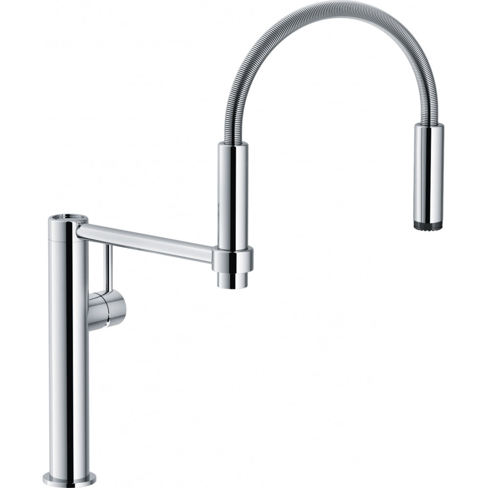 Franke Pescara Single Handle Semi-Pro Kitchen Faucet - Polished Chrome
