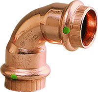 Viega ProPress 1-1/2" Press 90-Degree Elbow in Copper - 77037
