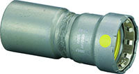 Viega MegaPressG 1-1/2" x 1" Press Reducer in Carbon Steel, Zinc-Nickel Coating - 26031