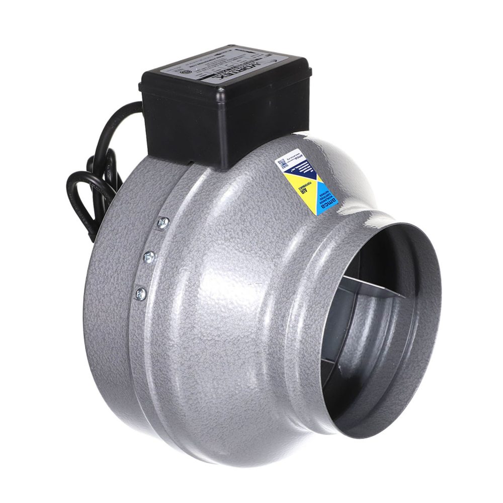 Panasonic Atmosphere Vortex VTX600L Centrifugal In-Line Duct Fan, 244 CFM at 0.2 Static Pressure, Corded Ventilation Fan