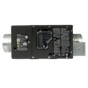 Panasonic HEPA replacement filter unit with dual metallic ducts and circuit board component visible.