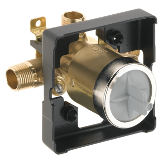 Delta Universal Shower Rough-In Valve w/ Service Stops 1/2 in. NPT Male, 1/2 in. CWT Female