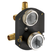 Delta Multichoice Shower Rough In w/ Service Stops & Integrated 3 Port Diverter