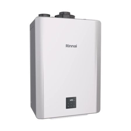 Rinnai RX Series 11.1 GPM 199,000 BTU Indoor Outdoor Condensing Tankless Water Heater with Integrated Pump - RXP199IN