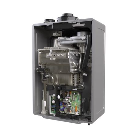 Rinnai RX Series 11.1 GPM 199,000 BTU Indoor Outdoor Condensing Tankless Water Heater with Integrated Pump - RXP199IN
