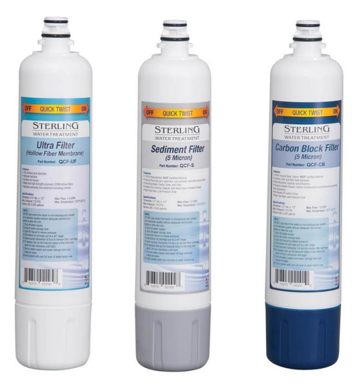Sterling Water Treatment CRS Series Reverse Osmosis Filter Replacement for CRS-3 - ROCRS-B