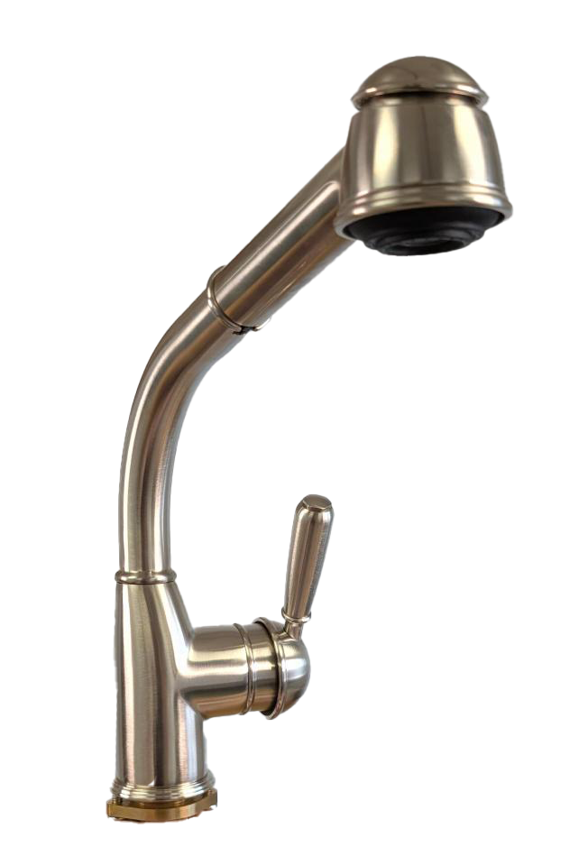 CLOSEOUT ROHL 1.8 GPM Single Hole Pull-Out Kitchen Faucet - Chrome