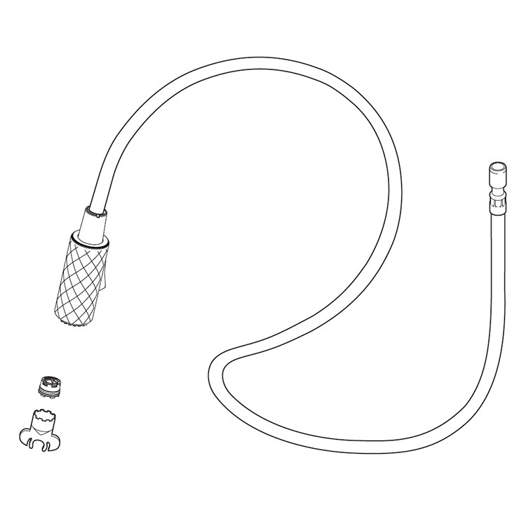 Delta Litze Replacement Hose and Spray Assembly