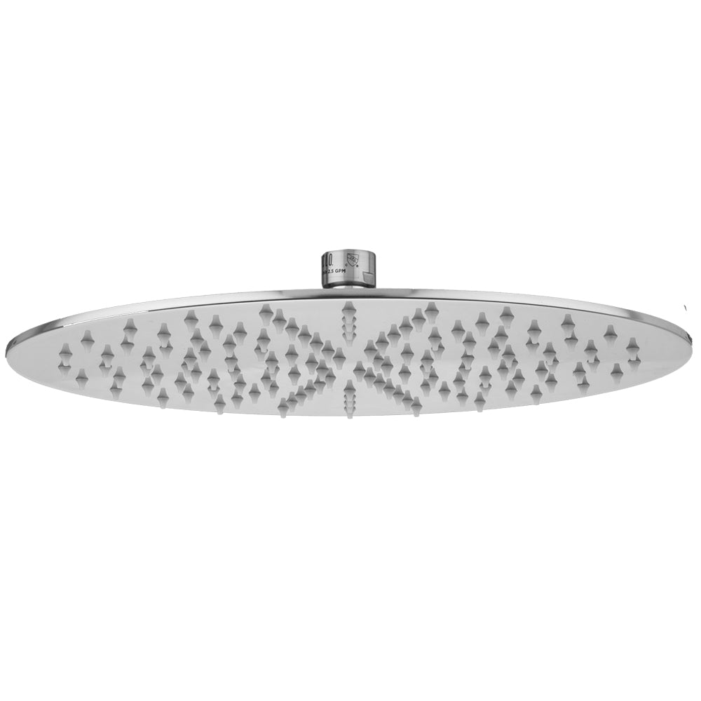 Jaclo Rain Machine 12" Round 2.5 GPM Shower Head in Matte Black - S212-MBK