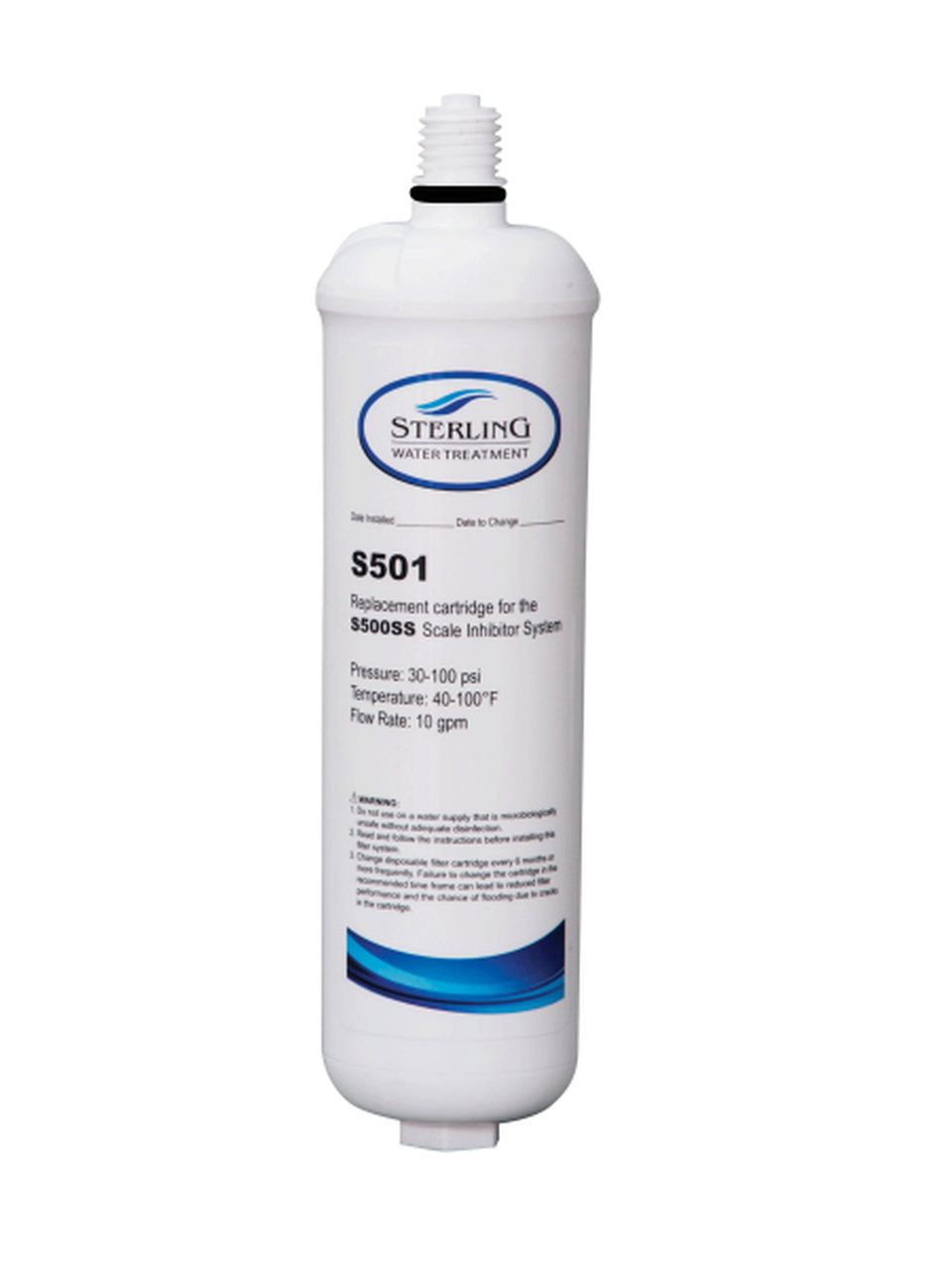 Sterling Water Treatment Scale Inhibitor Filter for S500SS - S501