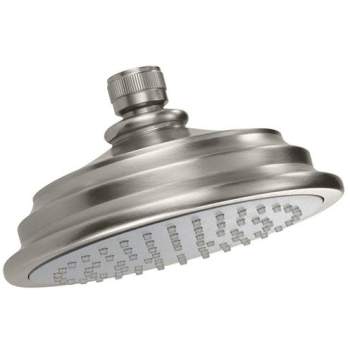 California Faucets Traditional 5-5/8" Brass Single-Function Showerhead in Lifetime Satin Gold - SH-071.25-LSG