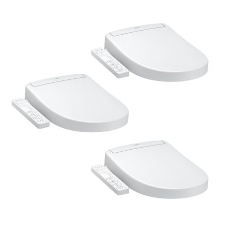 Toto S2 Washlet with Remote - Round in Cotton White - 3 pack