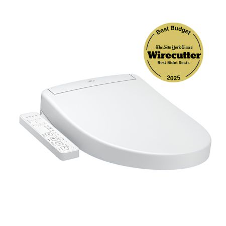 Toto S2 Washlet with Remote - Round in Cotton White