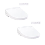 Toto S5 Washlet with Remote - Round in Cotton White - 2 pack