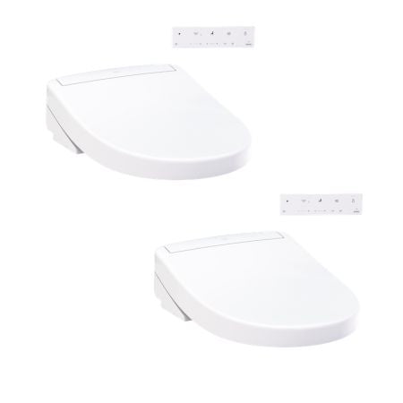 Toto S5 Washlet with Remote - Round in Cotton White - 2 pack