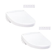 Toto S5 Washlet with Remote - Elongated in Cotton White - 2 pack