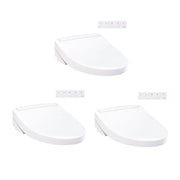 Toto S5 Washlet with Remote - Elongated in Cotton White - 3 pack