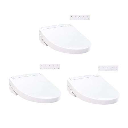 Toto S5 Washlet with Remote - Elongated in Cotton White - 3 pack