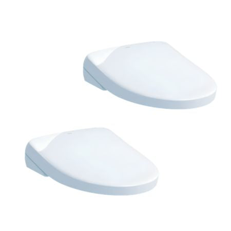Toto S7A Bidet Seat with Remote - Contemporary Round in Cotton White - 2 pack