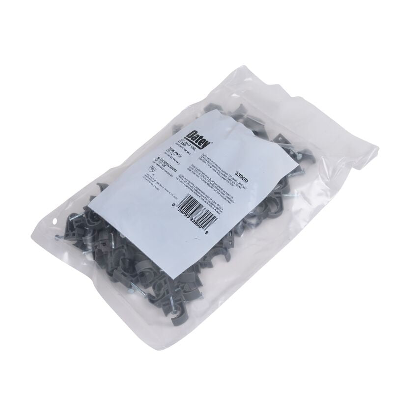 Oatey 1 in Barbed Half Clamp Nail 50 Pack - Steel