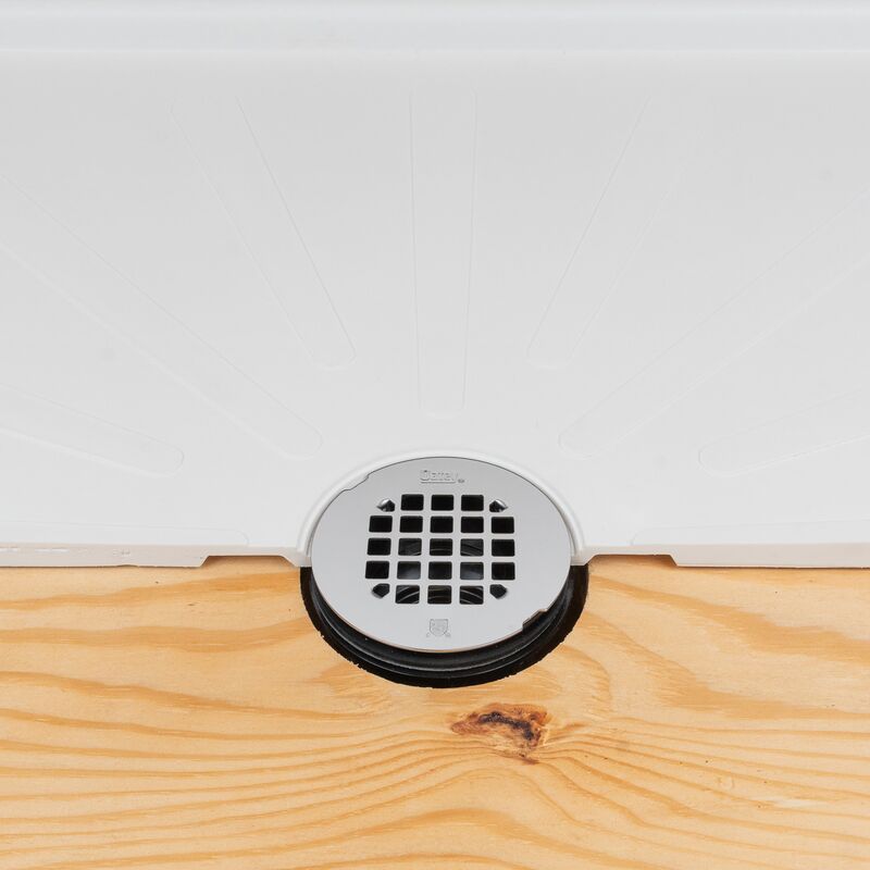Oatey 42045 102 2-Part Shower Drain With Strainer 2 in Solvent Weld PVC Drain