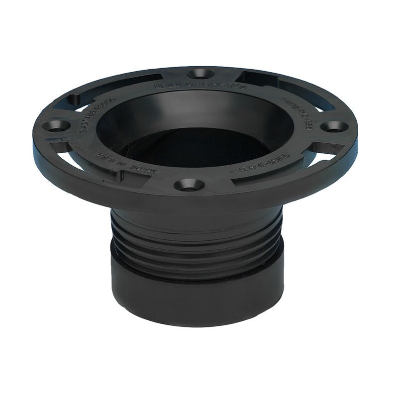 Oatey 4 in Cast Iron Twist-N-Set Closet Flange - Cast Iron