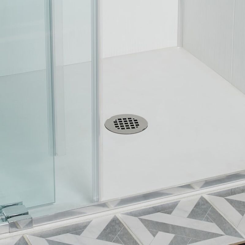 Oatey 42045 102 2-Part Shower Drain With Strainer 2 in Solvent Weld PVC Drain