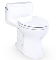 TOTO UltraMax 1.28 GPF Low Profile One-Piece Elongated Toilet with SoftClose Seat - Cotton White
