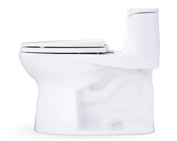TOTO UltraMax 1.28 GPF Low Profile One-Piece Elongated Toilet with SoftClose Seat - Cotton White