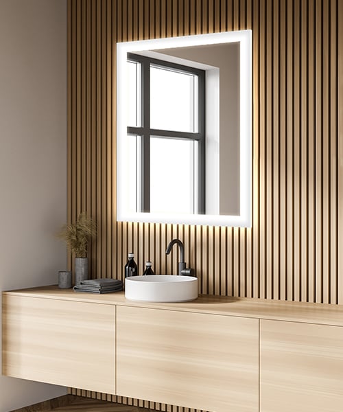 Electric Mirror SIL-3042-KN Silhouette Lighted Mirror with Keen