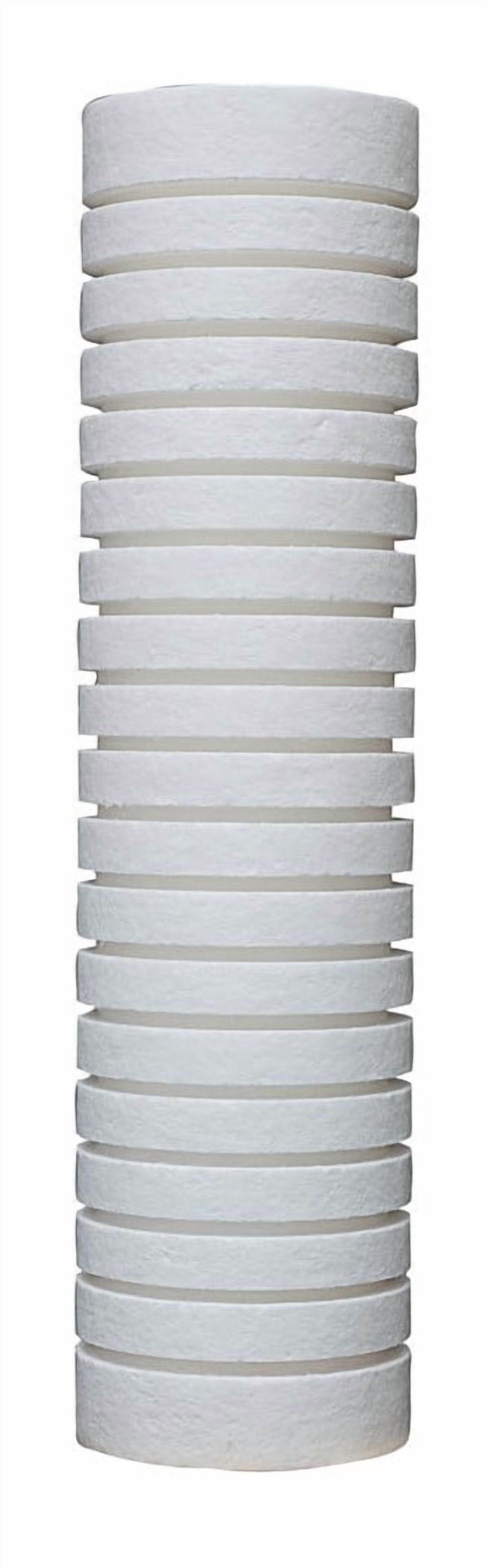 Sterling Water Treatment GB Series 2.5 inch x 5 inch Grooved Poly-Bonded 20 Micron Filter Cartridge - GB0520