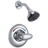 Delta 1.5 GPM Single Function Shower Head and Trim Kit - Chrome