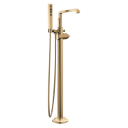 Delta Tetra Floor Mounted Roman Tub Filler w/ Diverter & Hand Shower - Less Handle