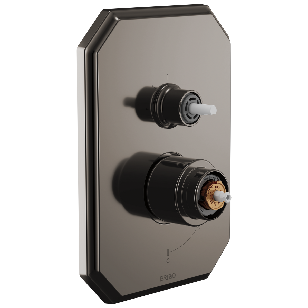 Delta Beauclere Thermostatic Valve Trim w/ Volume Control & 3-Function Diverter
