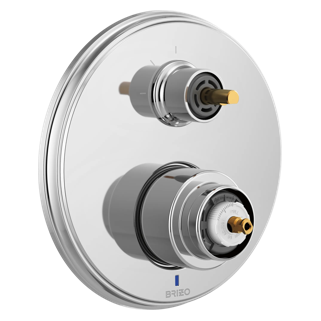 Delta Invari Pressure Balance Trim w/ 3-Function Diverter - Less Handles