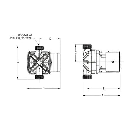 TACO 006E3 Comfort Solutions ECM High-Efficiency Hot Water Circulation Pump
