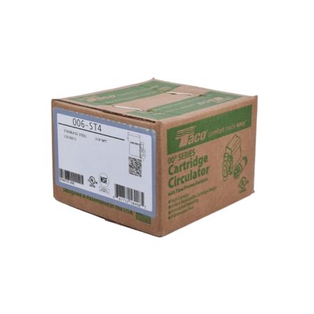 Taco 006-ST4 3/4" (Threaded): Stainless Steel Circulator, 1/40 HP