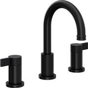 Rohl Tenerife Widespread Lavatory Faucet With C-Spout in Matte Black - TE08D3LMMB