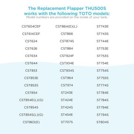Toto THU500S Universal Flapper