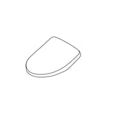 TOTO Contemporary Lid Assembly, Elongated - Cotton White