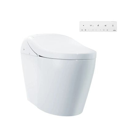 Toto Washlet G5A Integrated Smart Toilet - Elongated in Cotton White