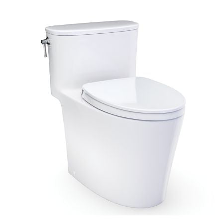 TOTO Aurora One Piece Skirted & Elongated Toilet 1.0 GPF with Seat - Cotton