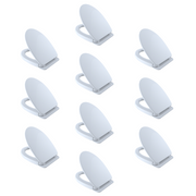 Toto SoftClose Elongated Slow Close Toilet Seat and Lid in Cotton White - 10 Pack