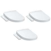 Toto S2 Washlet with Remote - Round in Cotton White - 3 pack