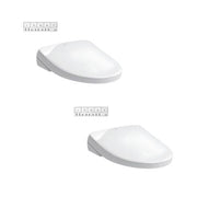 Toto S7 Bidet Seat, Auto-Flush Ready with Remote - Elongated in Cotton White - 2 pack