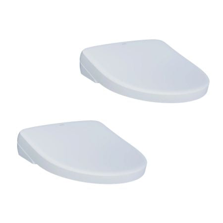 Toto S7A Bidet Seat with Remote - Contemporary Elongated in Cotton White - 2 pack