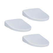 Toto S7A Bidet Seat with Remote - Contemporary Elongated in Cotton White - 3 pack