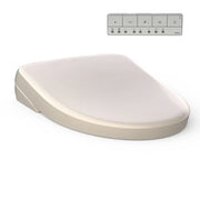 Toto S7A Bidet Seat with Remote - Contemporary Elongated in Sedona Beige