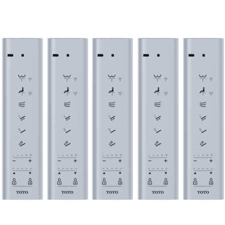 Toto WASHLET S500 Remote Control with Mounting Bracket - THU6056 - 5 Pack